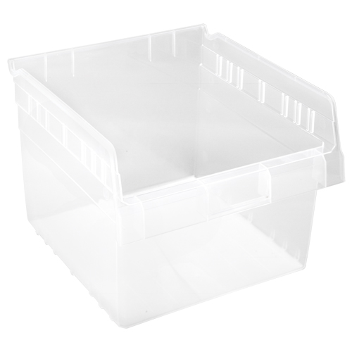 Bacs pour &eacute;tag&egrave;re Store-Max, 11-1/8" la x 8" H x 11-5/8" p, Transparent, Capacit&eacute; 44 lb Distribution Jean Lapalme