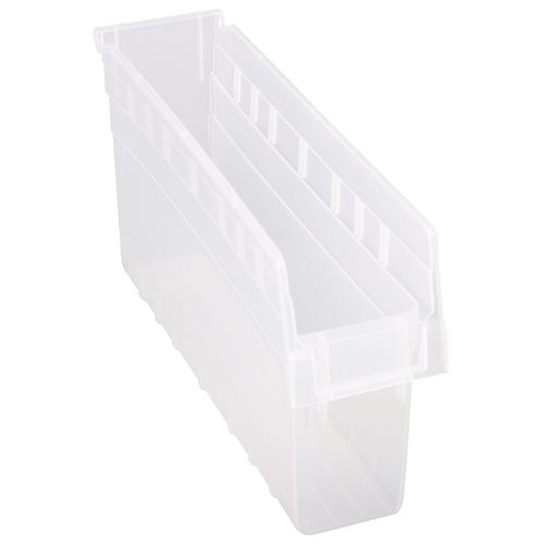 Bacs pour &eacute;tag&egrave;re Store-Max, 4-3/8" la x 8" H x 17-7/8" p, Transparent, Capacit&eacute; 56 lb Distribution Jean Lapalme