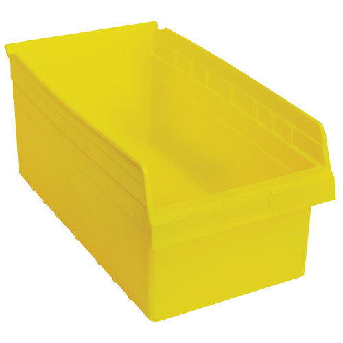 Bacs pour &eacute;tag&egrave;re Store-Max, 11-1/8" la x 8" H x 17-7/8" p, Jaune, Capacit&eacute; 56 lb Distribution Jean Lapalme