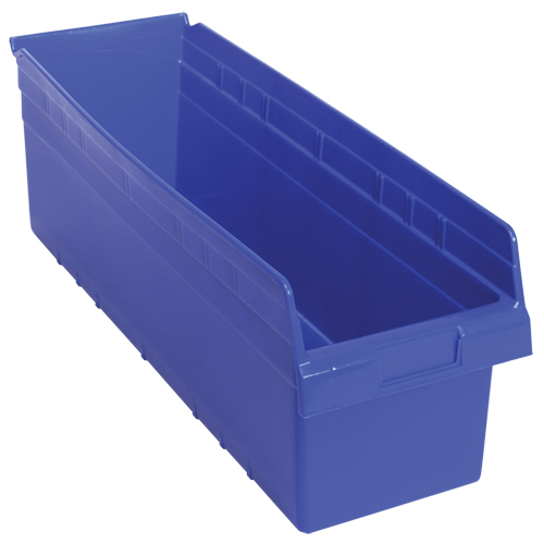 Bacs pour &eacute;tag&egrave;re Store-Max, 8-3/8" la x 8" H x 23-5/8" p, Bleu, Capacit&eacute; 68 lb Distribution Jean Lapalme