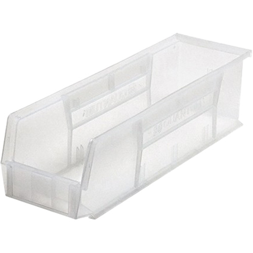 Bacs ultra empilable & suspendable, 17-7/8" la, 5" h x 5-1/2" p, Transparent Distribution Jean Lapalme