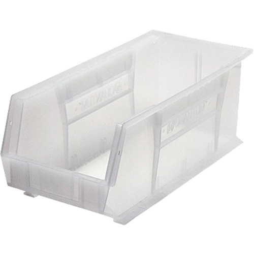 Bacs ultra empilable & suspendable, 8-1/4" la, 7" h x 18" p, Transparent Distribution Jean Lapalme