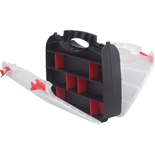 Plastic Compartment Box, 10.25" W x 12.25" D x 3" H, 32 Compartments Distribution Jean Lapalme