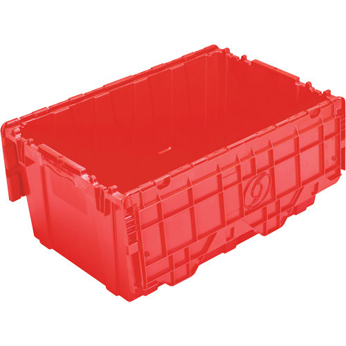 FP243C FliPak Nestable Tote, 26.9" x 16.9" x 12.1", Red Distribution Jean Lapalme