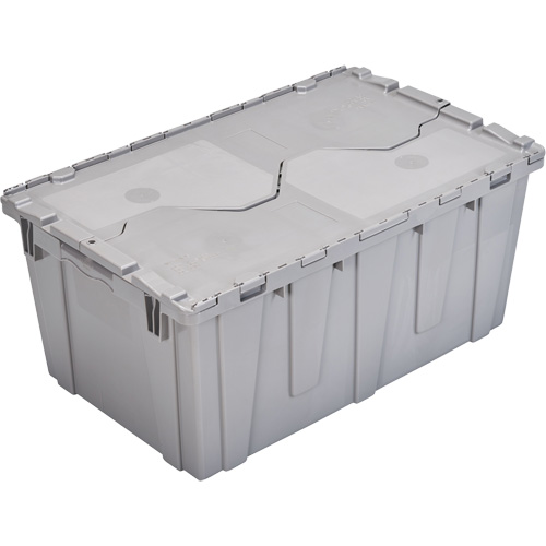 Bac emboîtable FP243C FliPak, 26,9" x 16,9" x 12,1", Gris Distribution Jean Lapalme