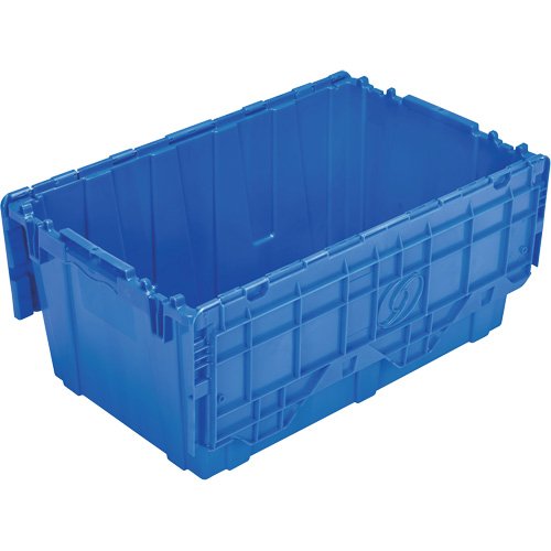 Bac emboîtable FP243C FliPak, 26,9" x 16,9" x 12,1", Bleu Distribution Jean Lapalme