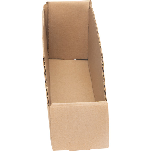 Boîtes profondes en carton ondul&eacute;, 2-7/8" la x 11-1/4" p x 4-1/2" h, Beige Distribution Jean Lapalme