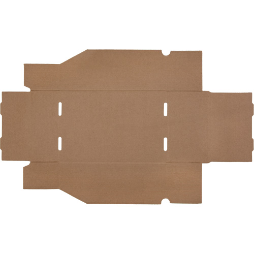 Boîtes profondes en carton ondul&eacute;, 7-5/8" la x 11-5/16" p x 4-1/2" h, Beige Distribution Jean Lapalme
