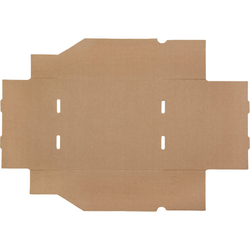 Boîtes profondes en carton ondul&eacute;, 11-3/4" la x 11-1/4" p x 4-1/2" h, Beige Distribution Jean Lapalme