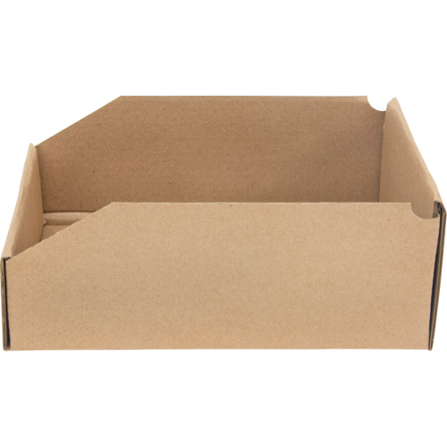 Boîtes profondes en carton ondul&eacute;, 8-3/4" la x 11-1/4" p x 4-1/2" h, Beige Distribution Jean Lapalme