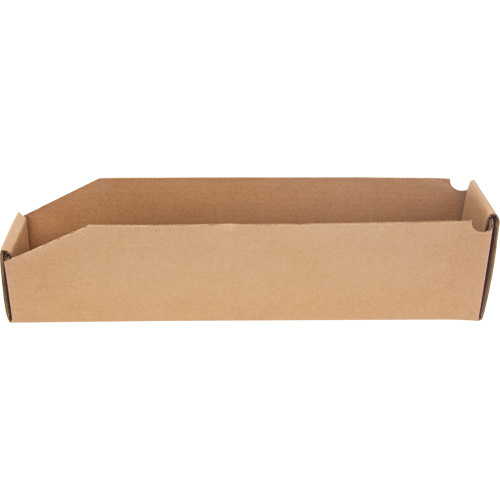 Boîtes profondes en carton ondul&eacute;, 1-7/8" la x 17-1/8" p x 4-1/2" h, Beige Distribution Jean Lapalme