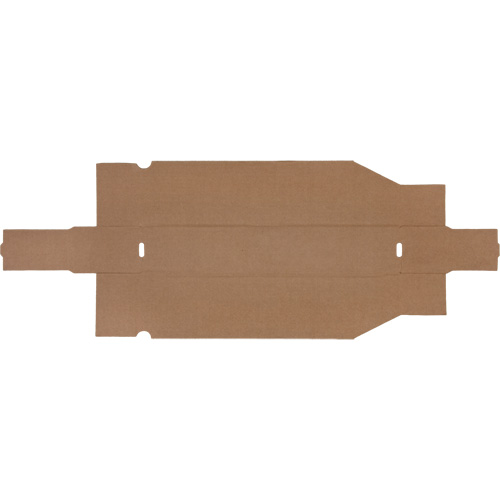 Boîtes profondes en carton ondul&eacute;, 1-7/8" la x 17-1/8" p x 4-1/2" h, Beige Distribution Jean Lapalme