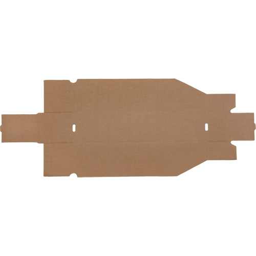 Deep Corrugated Parts Bins, 3-3/4" W x 17-1/4" D x 4-1/2" H, Beige Distribution Jean Lapalme