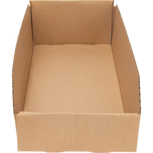 Boîtes profondes en carton ondul&eacute;, 7-3/4" la x 17-1/4" p x 4-1/2" h, Beige Distribution Jean Lapalme
