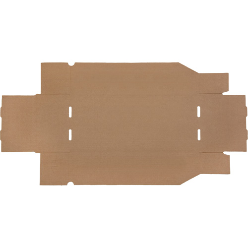Boîtes profondes en carton ondul&eacute;, 7-3/4" la x 17-1/4" p x 4-1/2" h, Beige Distribution Jean Lapalme