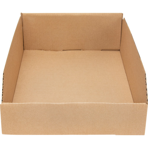 Deep Corrugated Parts Bins, 11-3/4" W x 17-1/4" D x 4-1/2" H, Beige Distribution Jean Lapalme