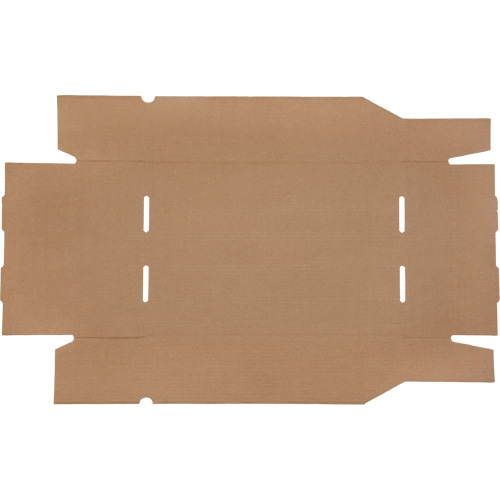 Deep Corrugated Parts Bins, 11-3/4" W x 17-1/4" D x 4-1/2" H, Beige Distribution Jean Lapalme