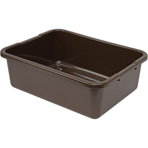 Bac d'entreposage tout usage &agrave; fond rainur&eacute;, 7" ha x 15" p x 21" lo, Plastique, Brun Distribution Jean Lapalme