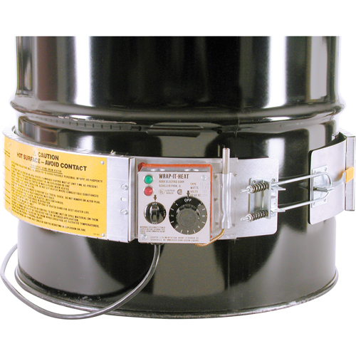 Thermostat Control Heaters, Steel Drums, 5 US gal (4.16 imp. Gal.), 60°F - 250°F, 120 V Distribution Jean Lapalme