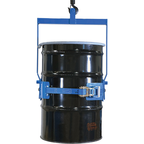 Ensemble de l&egrave;ve-baril manuel inclinable, Baril de 55 gal. US (45 gal. imp.), Capacit&eacute; 800 lb/363 kg Distribution Jean Lapalme