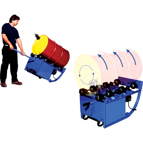 Portable Rotators, 55 US gal. (45 Imperial Gal.) Capacity, Fixed Speed, 0.5 HP Distribution Jean Lapalme