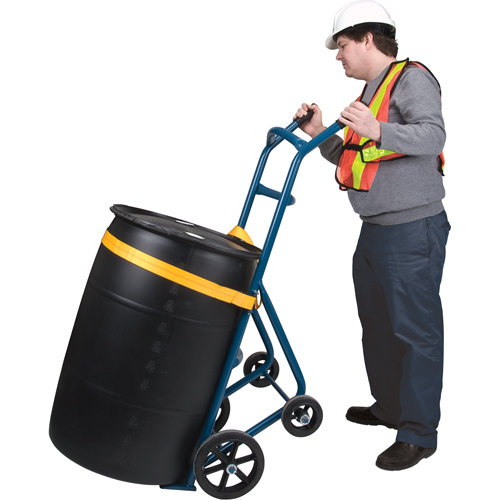 Diable pour baril, Fabriqu&eacute; en Acier, 25 - 55 gal. US (20 - 45 gal. imp.) Distribution Jean Lapalme