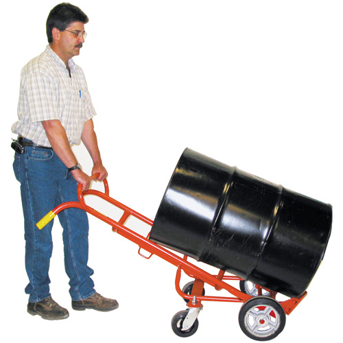 Ergonomic Drum Truck With Swivel Casters, Steel Construction, 55 - 85 US Gal. (45 - 70 Imperial Gal.) Distribution Jean Lapalme