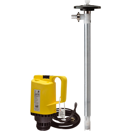 Pompes &agrave; tambour &eacute;lectriques, Aluminium, 54,5 gal./min Distribution Jean Lapalme