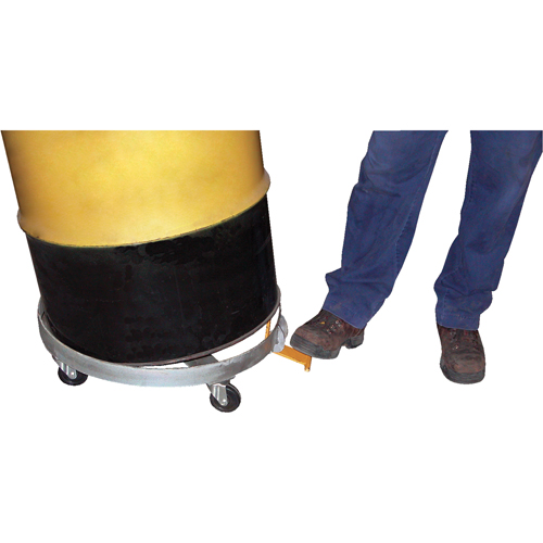 Chariots &agrave; inclinaison pour baril, Acier, Capacit&eacute;e 1200 lb, Diam&egrave;tre 23-1/2", Roue en Fonte Distribution Jean Lapalme