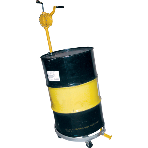 Chariots &agrave; inclinaison pour baril, Acier, Capacit&eacute;e 1200 lb, Diam&egrave;tre 23-1/2", Roue en Fonte Distribution Jean Lapalme