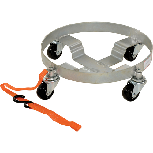 Multi-Tier Drum Dollies, Steel, 900 lbs. Capacity, 19" Diameter, Rubber Casters Distribution Jean Lapalme