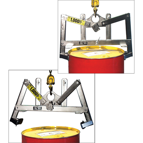 Leveurs de baril verticaux automatiques, 55 gal. US (45 gal. imp.), Cap. 1000 lb/454 kg Distribution Jean Lapalme