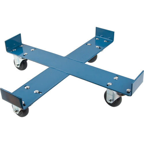 Drum Dolly, Steel, 750 lbs. Capacity, 24" Diameter, Polyolefin Casters Distribution Jean Lapalme