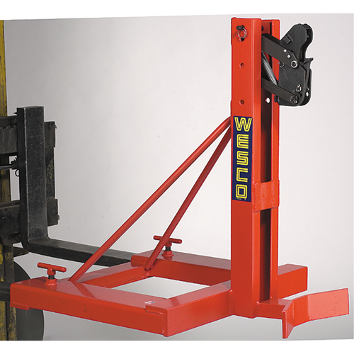 Gator Grip Forklift Attachment for Drum Handling, For 30 US Gal. (25 Imperial Gal.) / 50 US Gal. (41.6 Imperial Gal.) / 80 US Gal. (66.6 Imperial Gal.) Distribution Jean Lapalme