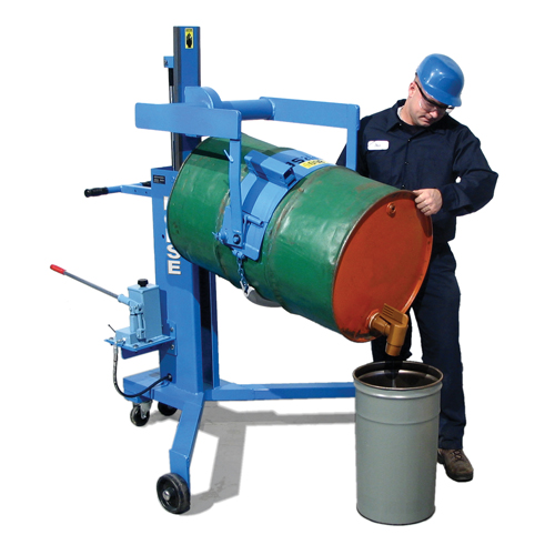 Basculeur - palettiseurs pour barils, 55 gal. US (45 gal. imp.) Distribution Jean Lapalme