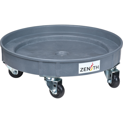 Leak Containment Drum Dolly, 24.25" dia. X 7.625" H, 1.5 US Gal. Spill Cap. Distribution Jean Lapalme