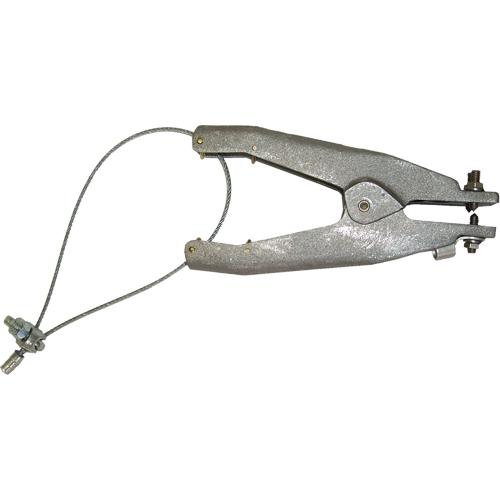 Prise de masse statique (s&eacute;rie GAT), Corps en Aluminium coul&eacute;, Pointe style cuvette en Acier inoxydable, 1 pointe isol&eacute;e Configuration, 1-1/4" Ouverture max. Distribution Jean Lapalme
