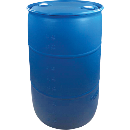 Polyethylene Drums, 55 US gal (45 imp. gal.), Closed Top, Blue Distribution Jean Lapalme