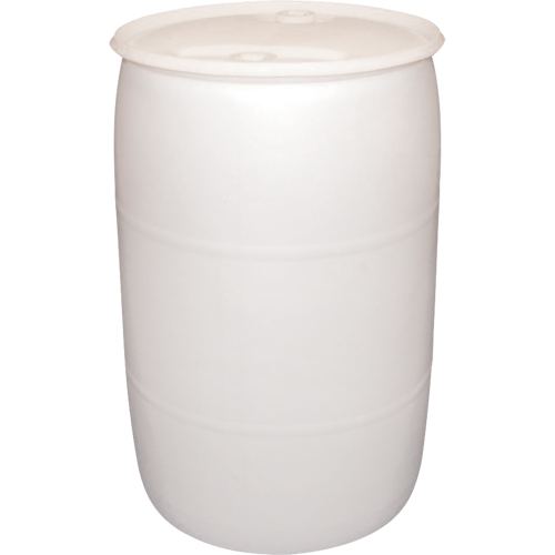 Barils en poly&eacute;thyl&egrave;ne, 55 gal. US (45 gal. imp.), Dessus ferm&eacute;, Naturel Distribution Jean Lapalme