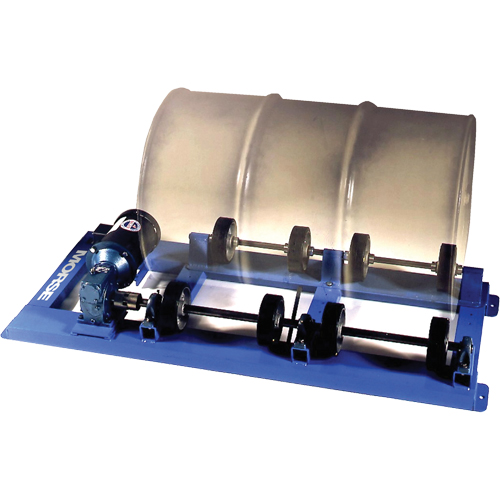 Single Stationary Drum Roller, 55 US gal. (45 Imperial Gal.) Capacity, Fixed Speed, 0.5 HP Distribution Jean Lapalme