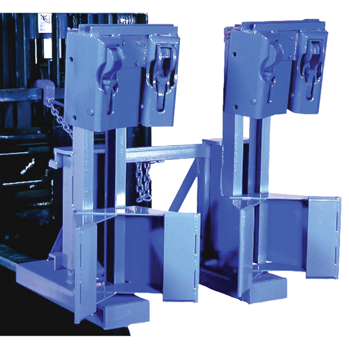 Manipulateur de barils MORSPEED 1500 pour chariot &eacute;l&eacute;vateur, Pour 30 - 85 gal. US (25 - 70 gal. imp.) Distribution Jean Lapalme