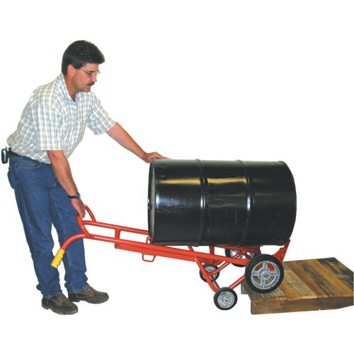 Diable de luxe pour baril 15BT, Fabriqu&eacute; en Acier, 30 - 55 gal. US (25 - 45 gal. imp.) Distribution Jean Lapalme