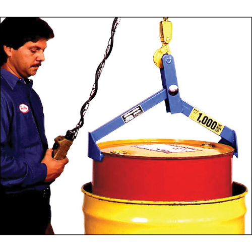 Drum & Overpack Lifter, 55 -85 US gal. (45 -70 Imperial Gal.), 1000 lbs./454 kg Cap. Distribution Jean Lapalme