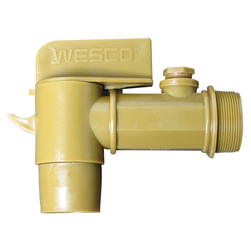 2" NPT Polyethylene Deluxe Drum Faucet, Polyethylene, 2" NPT Distribution Jean Lapalme