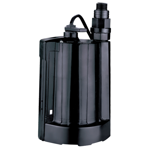 Pompe utilitaire submersible automatique, 1/3 CV, 2160 gal./h, 115 V, 4 A Distribution Jean Lapalme