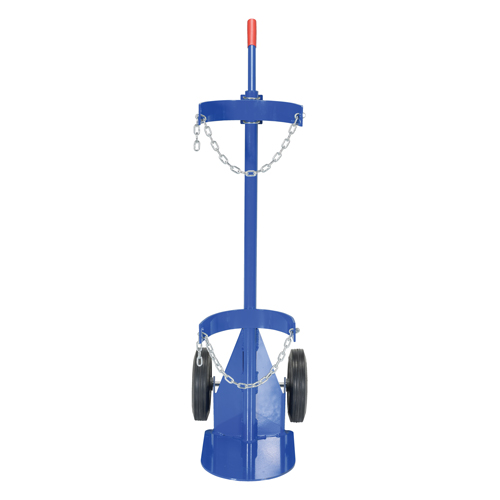 Chariot pour bouteille de gaz, Roues Caoutchouc, Base de 12" la x 15-1/2" lo, 500 lb Distribution Jean Lapalme