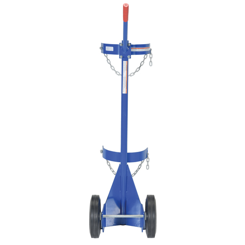 Chariot pour bouteille de gaz, Roues Caoutchouc, Base de 12" la x 15-1/2" lo, 500 lb Distribution Jean Lapalme