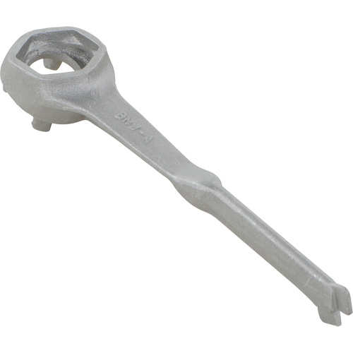 Single Ended Specialty Bung Nut Wrench, 1-1/2" Opening, 4-1/4" Handle, Non-Sparking Aluminum Distribution Jean Lapalme