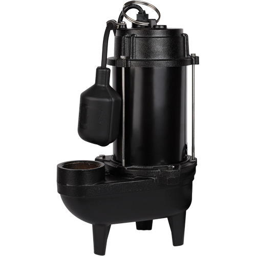 Cast Iron Effluent Pump, 4800 GPH, 120 V, 7.8 A, 1/2 HP Distribution Jean Lapalme