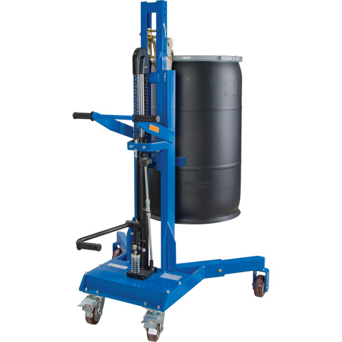 &eacute;l&eacute;vateur ergonomique pour baril, 55 gal. US (45 gal. imp.)/85 gal. US (70 gal. imp.) Distribution Jean Lapalme